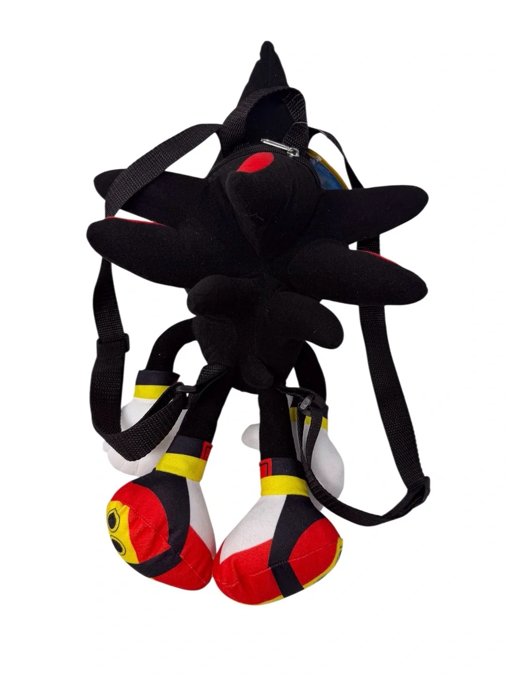 Sega Sonic the Hedgehog Shadow backpack 14 inch plush red & Black NWT